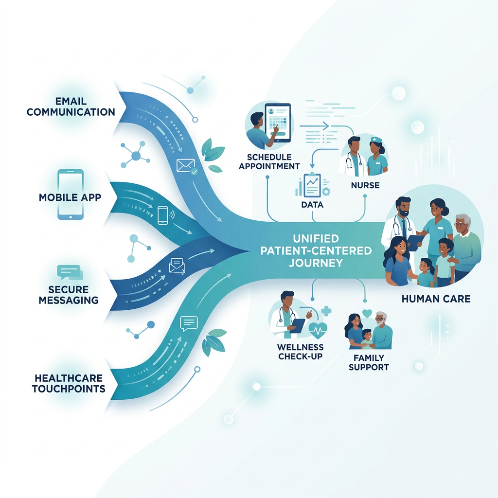 Interconnected healthcare communication pathways