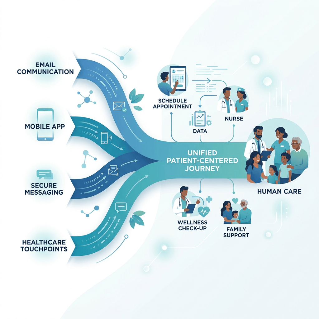 Interconnected healthcare communication pathways